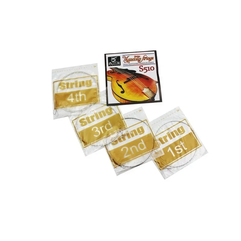 Exquisite Mandolin String Stainless Steel Strings 4pcs/set Mandolin Parts & Accessories