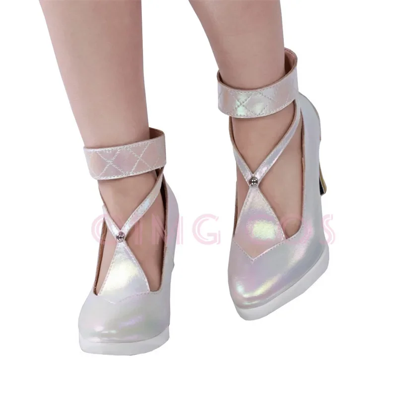 Wuthering Waves Jinhsi Cosplay Shoes Anime Chinese Style  for Halloween Game
