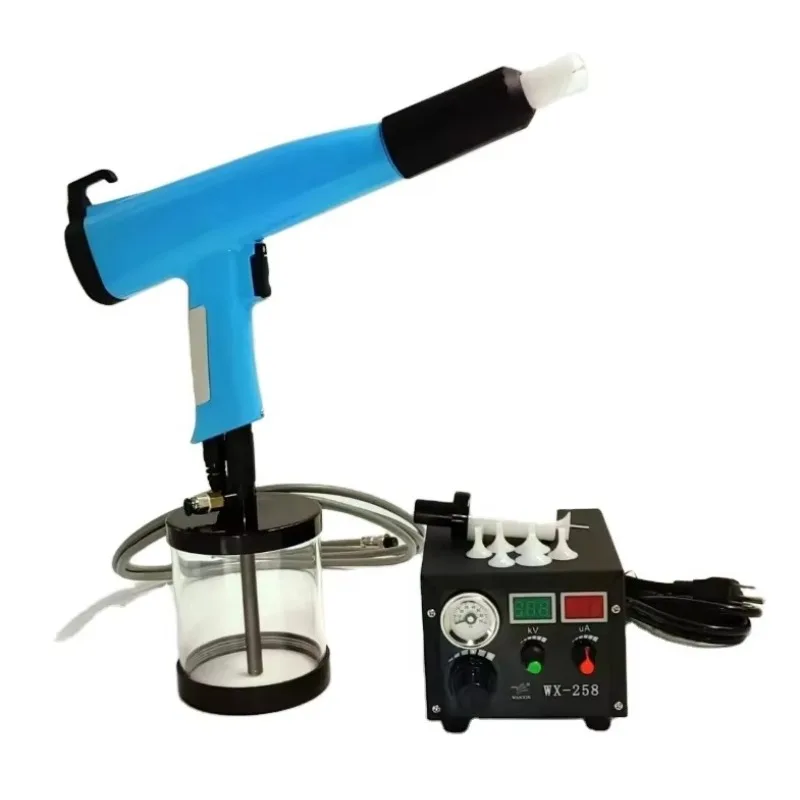 

WX-258 Portable Powder Coating Machine Electrostatic Powder Sprayer For Car Wheel Hub Modification Spraying