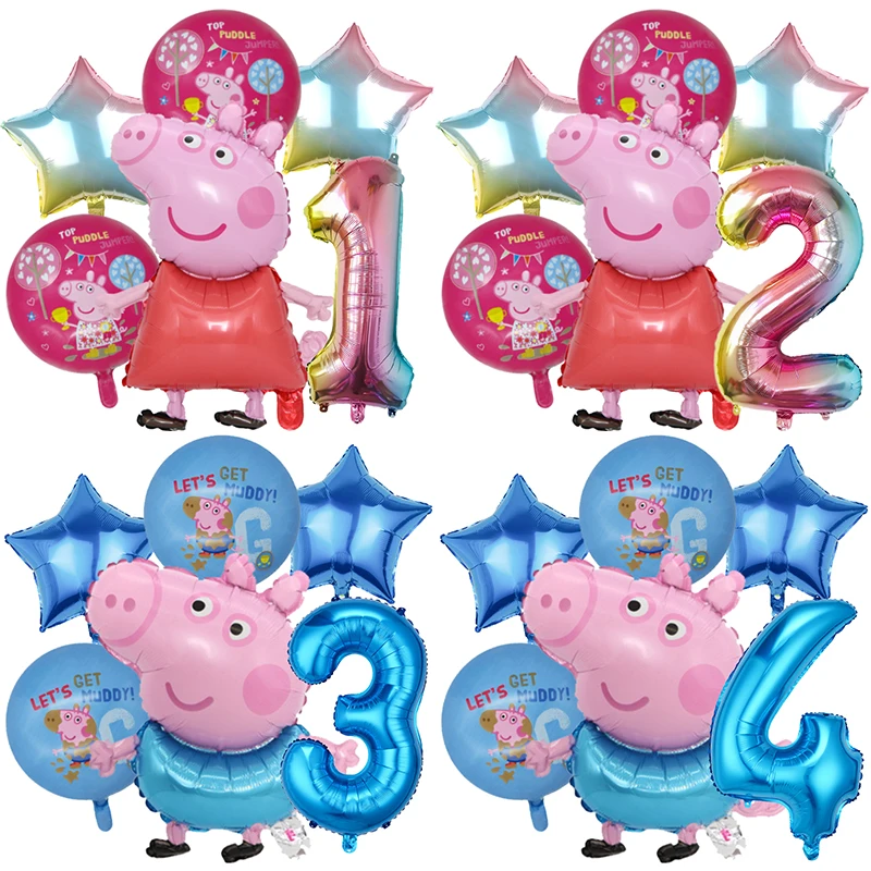Набор-из-6-фольгированных-шаров-с-цифрами-для-дня-рождения-Пеппы-Пигги-украшения-для-вечеринки-реквизит-для-фотосессий-подарок