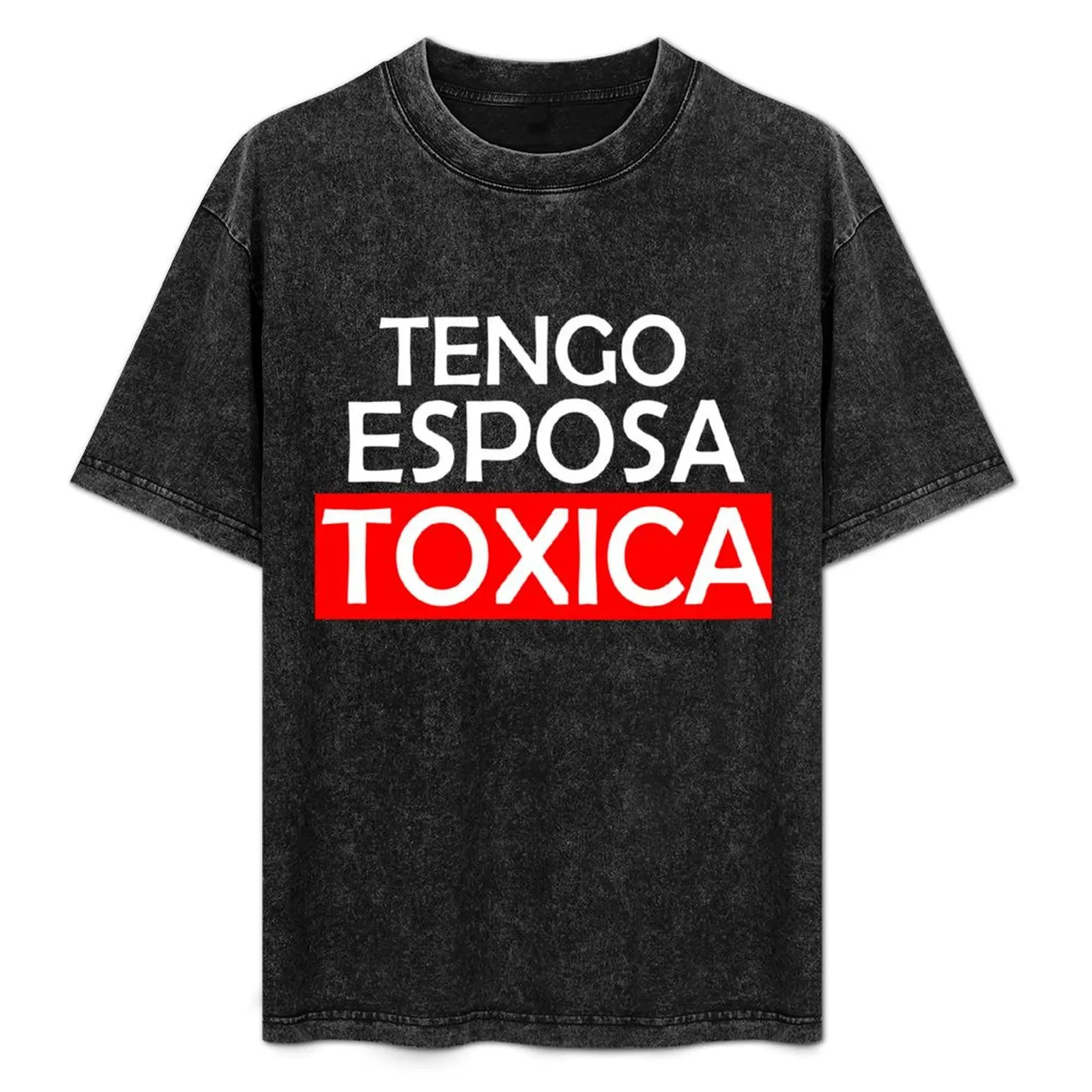 Tengo Esposa Toxica T-Shirt sweat anime stuff plus size tops anime clothes compression shirt men