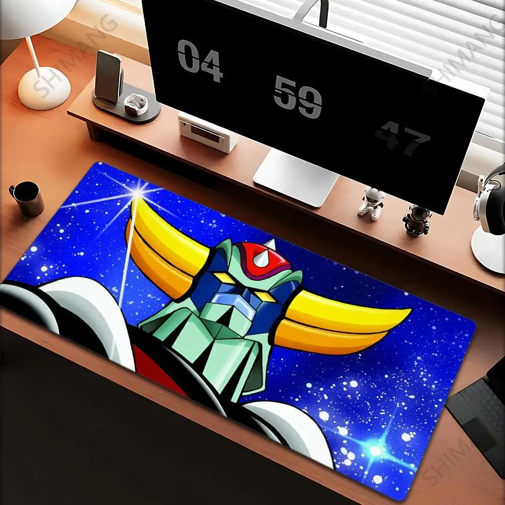Grendizer And Actarus UFO Robot Keyboard Desk Mat Mousepad Goldorak Anime XL Gaming Printing Computer Mouse pad