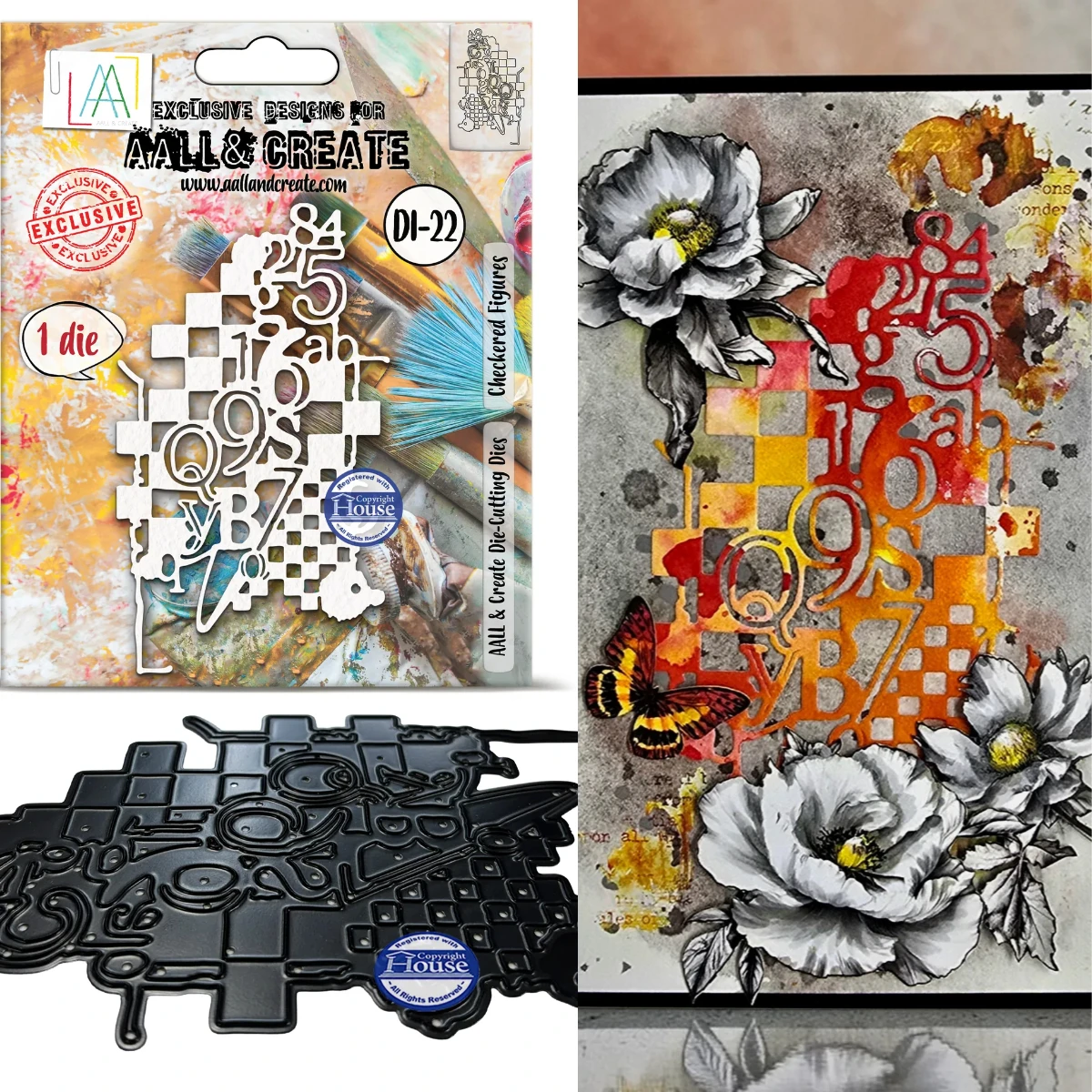 Matrices de découpe métalliques à motifs à carreaux, pochoir de décoration pour scrapbooking et journal, gabarit de gaufrage, pour cartes de vœux DIY faites main, Nouveauté 2026
