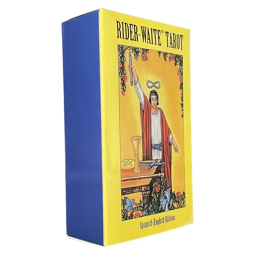 Español Rider Tarot Cards in Spanish Version Board Game Divination Deck for Beginners with Guide Book Oracle Cards Guidebook