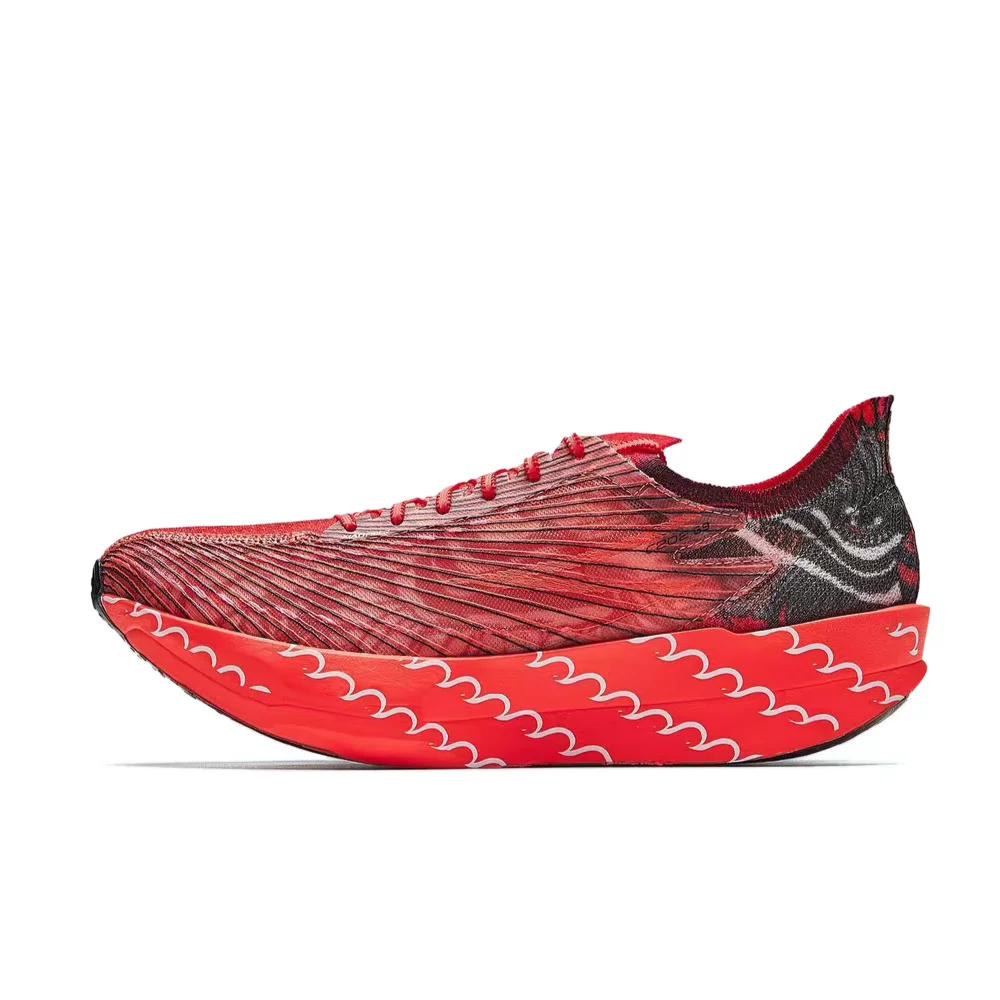 

Универсальные кроссовки Anta C202G9 из комфортной ткани с низким верхом для мужчин, цвета: неоново-красный/базовый черный/классический красный 912625557-2