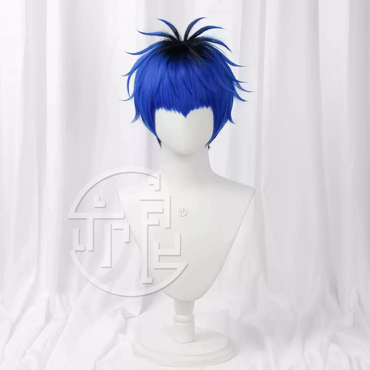 Nouveau La cent ligne: dernière académie de défense Yugamu Omokage Cosplay perruque courte résistant à la chaleur cheveux synthétiques