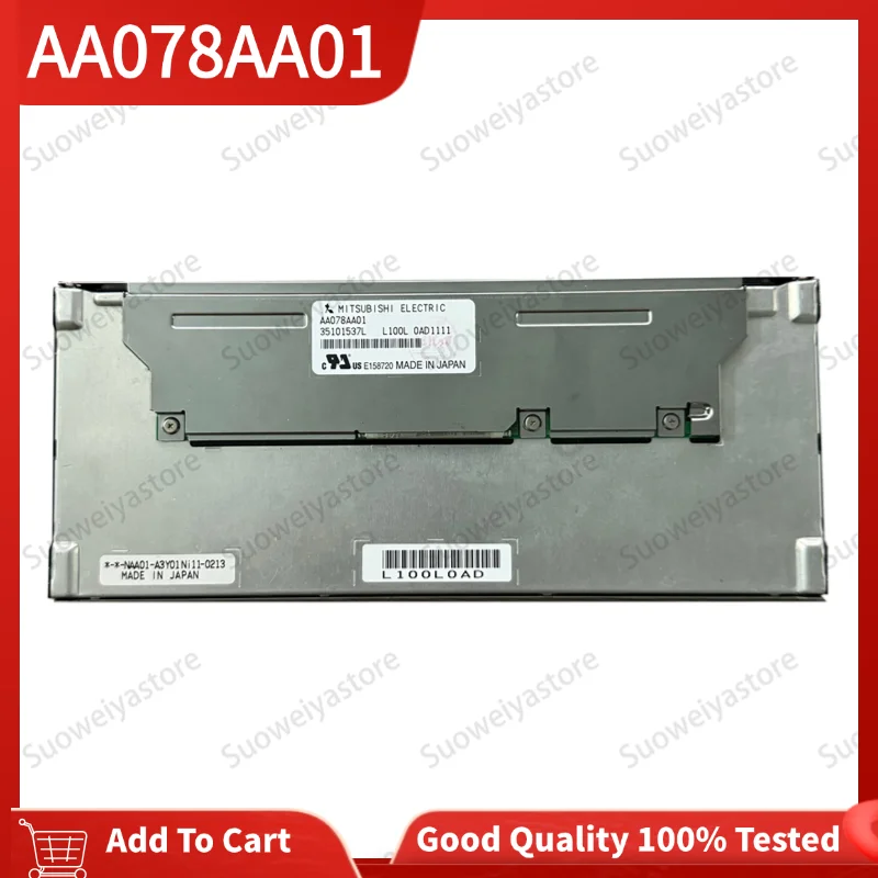 

Original 7.8" LCD Screen AA078AA01 IPS Brightness 500nit for Advertising Screen/Industrial lcd With VGA Controller Board