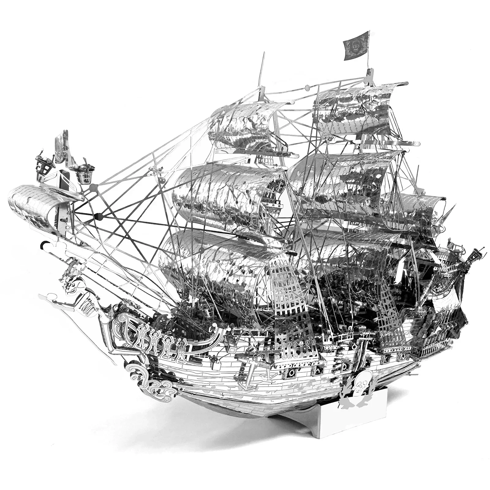 أطقم نماذج ألغاز معدنية ثلاثية الأبعاد من Queen Anne DIY لعبة ألغاز مقطوعة بالليزر للأطفال