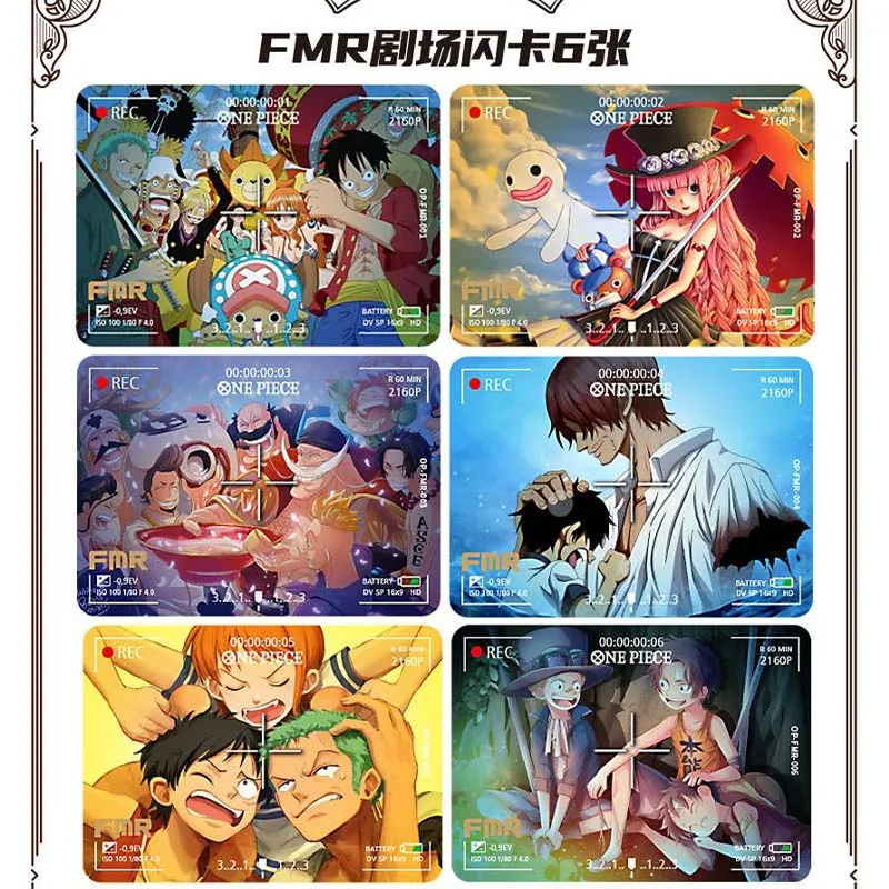 One Piece Collection Cards Anime Trading Game Luffy Sanji Nami TCG Booster Box Game Cards