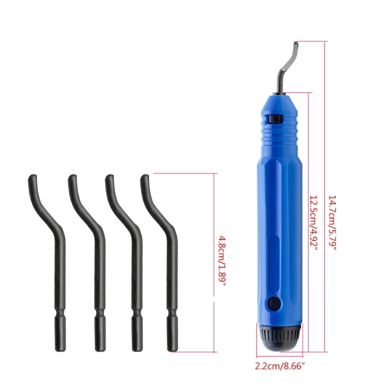 Deburring Tool Deburrer with Plastic Handle Deburring Tool 360 Degree Rotatable for Resin Pipe Plastic 3D Printer Dropshipping