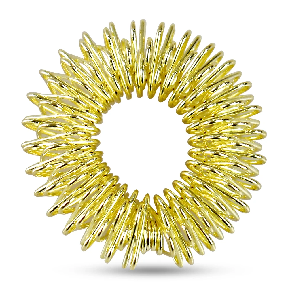 

Acupressure Rings Spiky Sensory Finger Rings Stainless Steel Set Silent Stress Massager Finger Massage Tool Promote Circulation