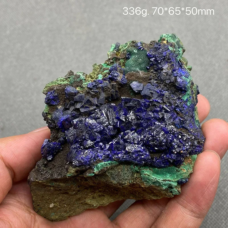 100% Natural beautiful Azurite and Malachite symbiotic mineral specimen crystal Stones and crystals Healing crystal