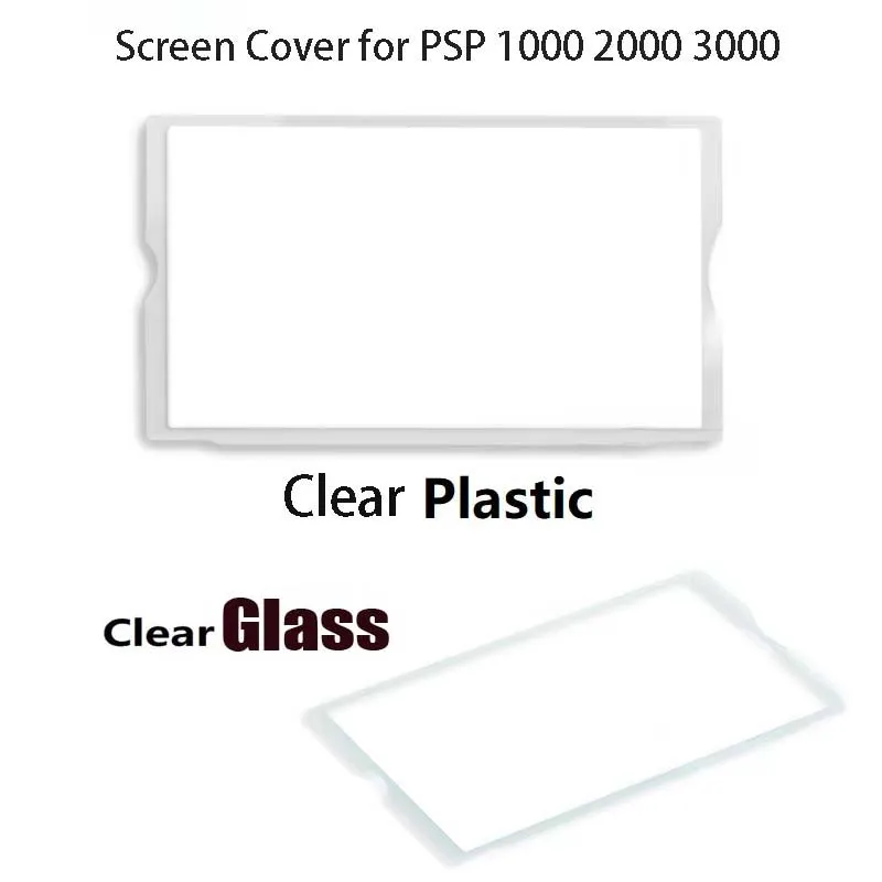 

for PSP1000 PSP2000 PSP3000 Screen Panel Screen Frame Transparent Front Cover for Sony PSP1000 PSP2000 PSP3000 Face Cover