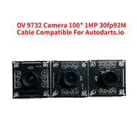 OV9732 USB Camera Module 100 Degree 30FPS 2M/1M Cable NO Distortion,Compatible For Autodarts.io,Drive Free