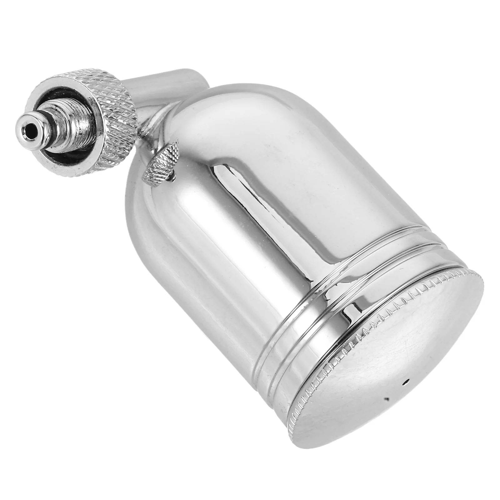 10cc Copper Airbrush Paint Cups Lightweight Silver Spray Gun Pigment Pot Portable Design Durable Material Versatile Usage Model