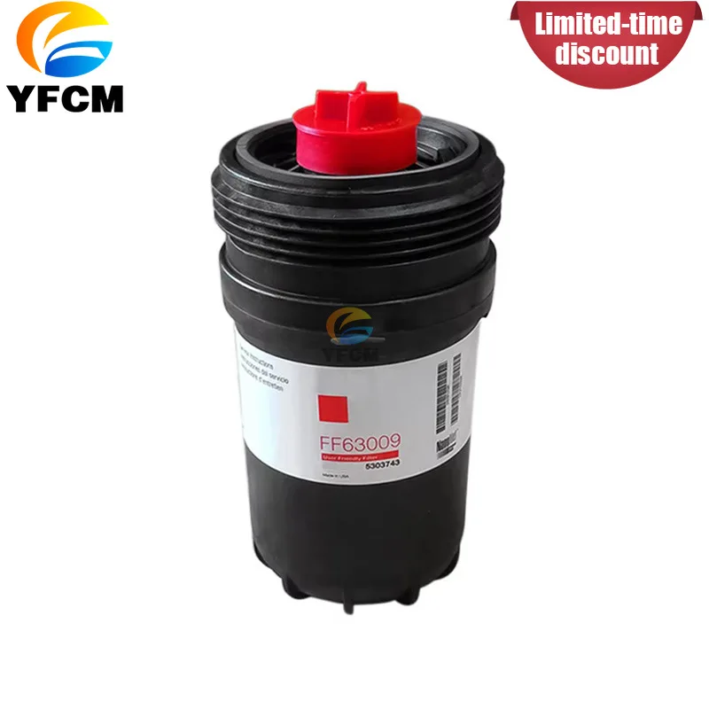1 PCS FF63009 Diesel Fuel Filter for Paver Excavator Elevator Harvester