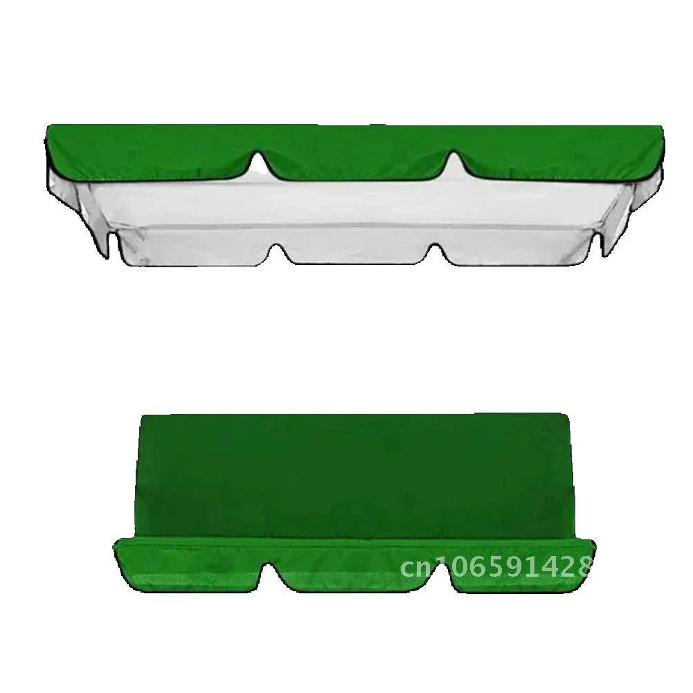 Ensemble de remplacement de sièges d'auvent de balançoire de jardin, housses de sièges + auvent de toit, couverture de balançoire de remplacement, balançoire de chaise étanche