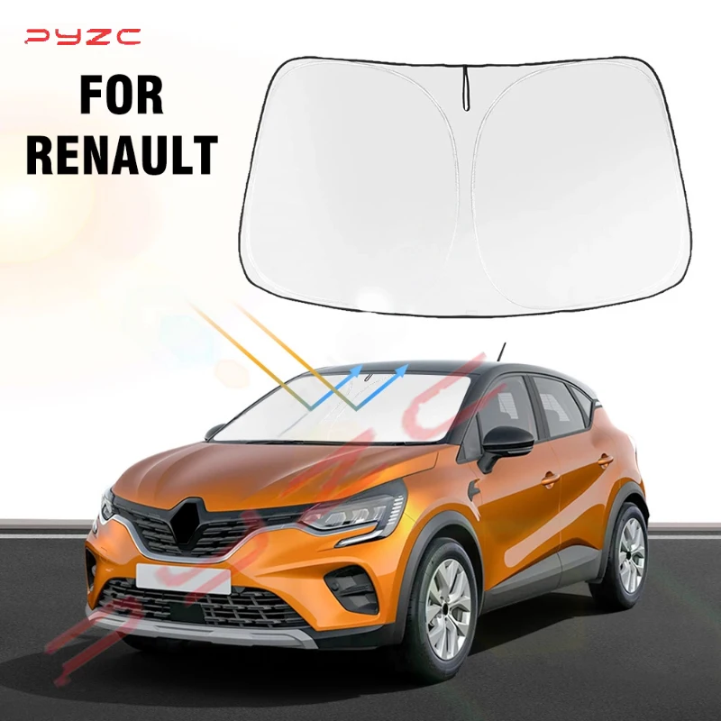 

RenaultCar солнцезащитный козырек на лобовое стекло козырьки авто солнцезащитный крем на переднее окно для Renault Espace Arkana Captur солнцезащитный козырек