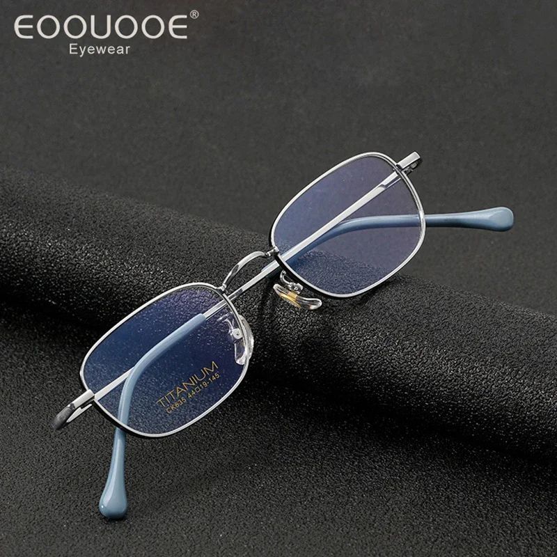 

Titanium Frame Glasses Women Men Clear Computer Anti Blue Light Eyeglasses Photochromic Gray Lenses Reading Optics Glasses