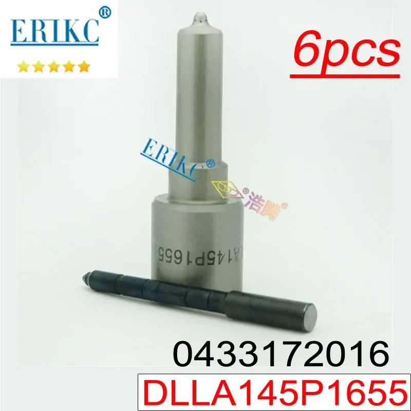 

DLLA145P1655 Fuel Injector Nozzle 0433172016 Common Rail Injection Atomizer For DELONG Engine WEICHAI WP10 0445120086 0445120388