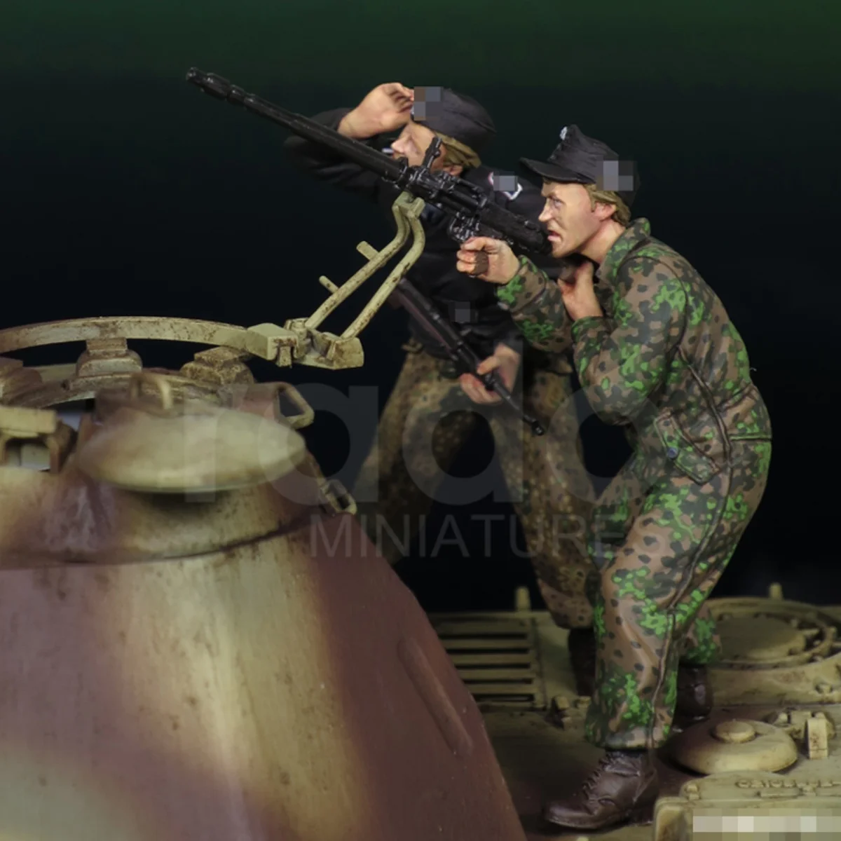 Kit de figurines en résine non peintes, thème militaire, GK non assemblé et non peint, 1/35