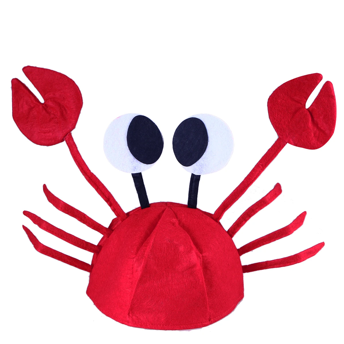 

2 Pcs Crab Hat Silly Kids Halloween Hats for Adults Party Christmas Decor Novelty Crazy Piggy Decoration