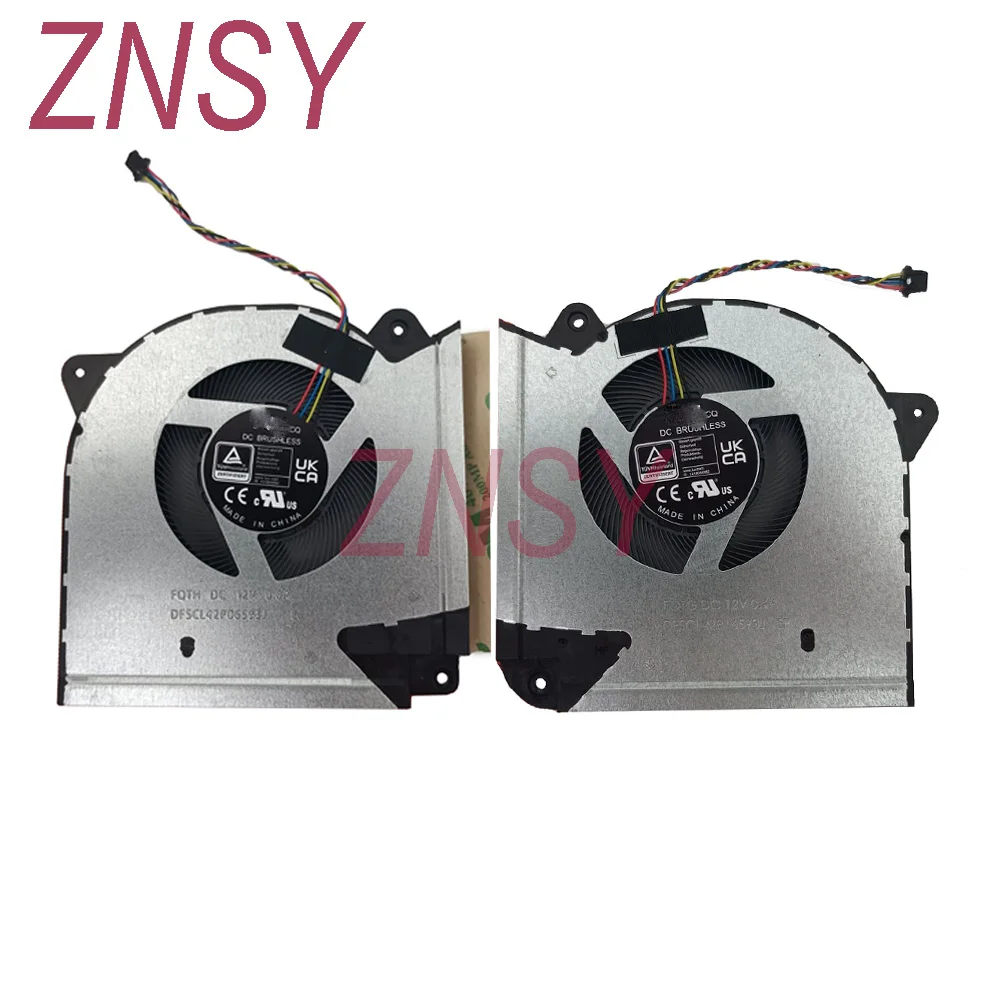 Gamer Laptop Radiator CPU GPU Fan For ASUS ROG Strix Scar G733 G733PZ G733PY G733PYV 6033B0126301 13NR0DB0P01011 DFSCL42P06593J
