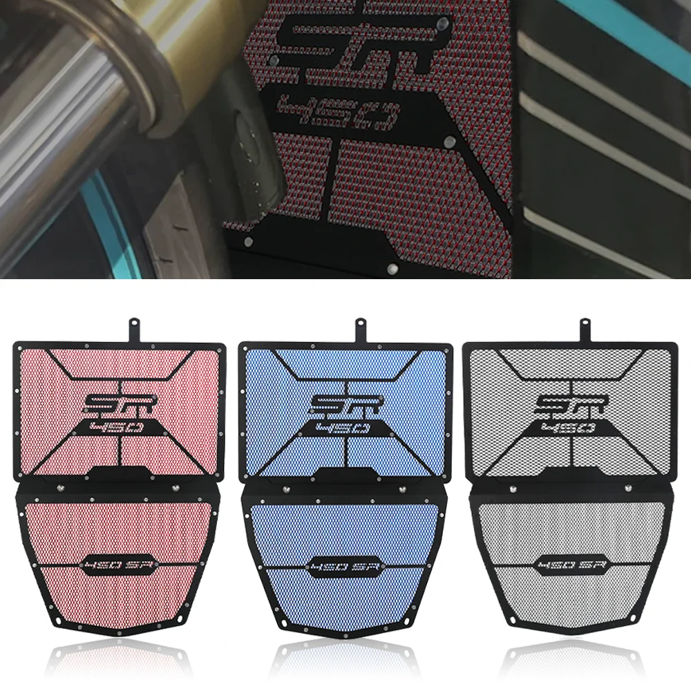 

450 SR SS SR-S For CFMOTO CF MOTO 450SR 450SS 450SR-S 2022 2023 2024 Radiator Grill Guard oil cooler Guard Protection Cover Set