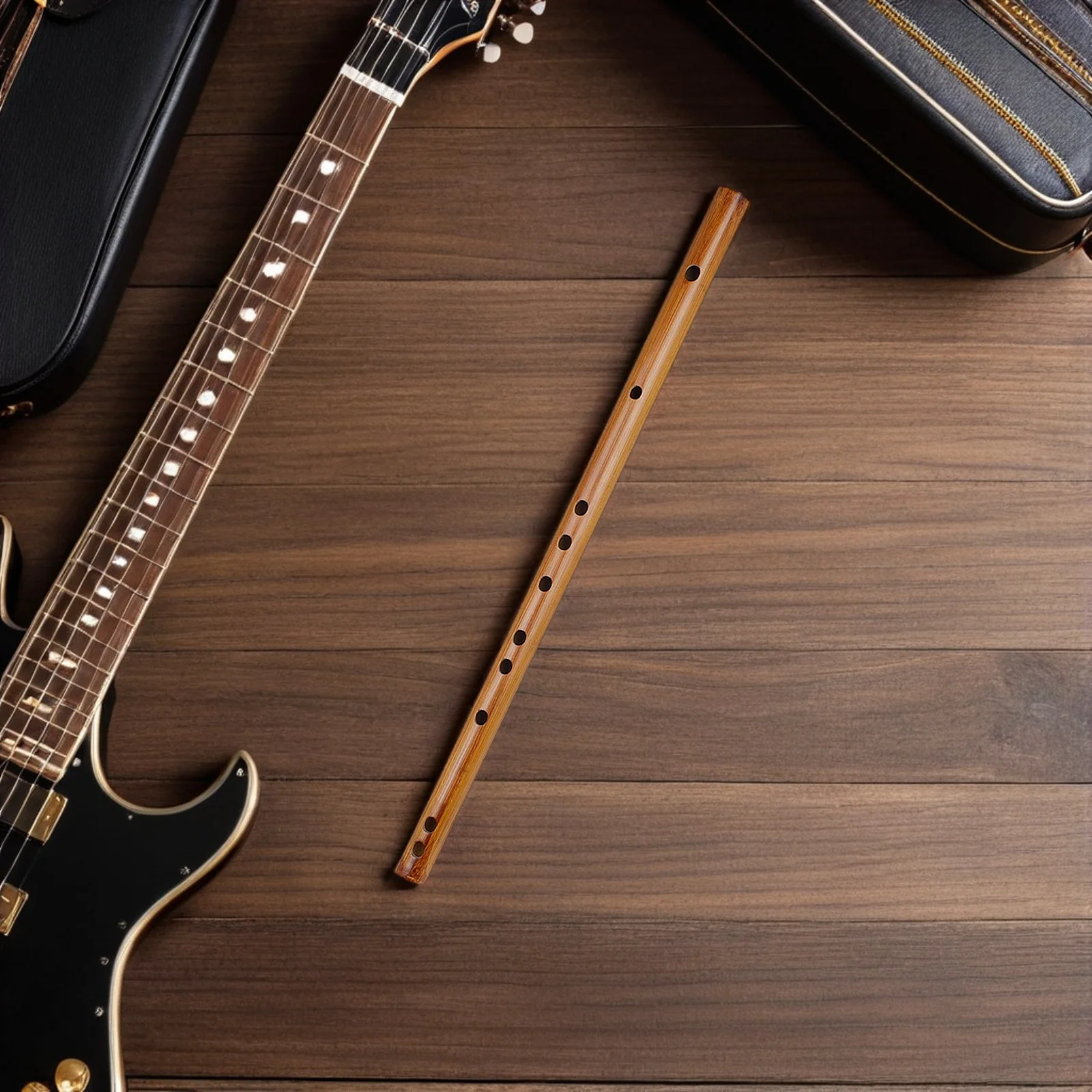 

Short Instrument Wooden Piccolo For Beginners Durable Small Flute Vertical Woodwind Musical Instrument Practical Little