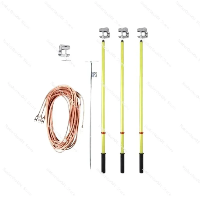 Substation Portable Short-circuit Grounding Wire Grounding Distribution Room 10KV35KV Busbar High and Low Voltage Grounding Rod