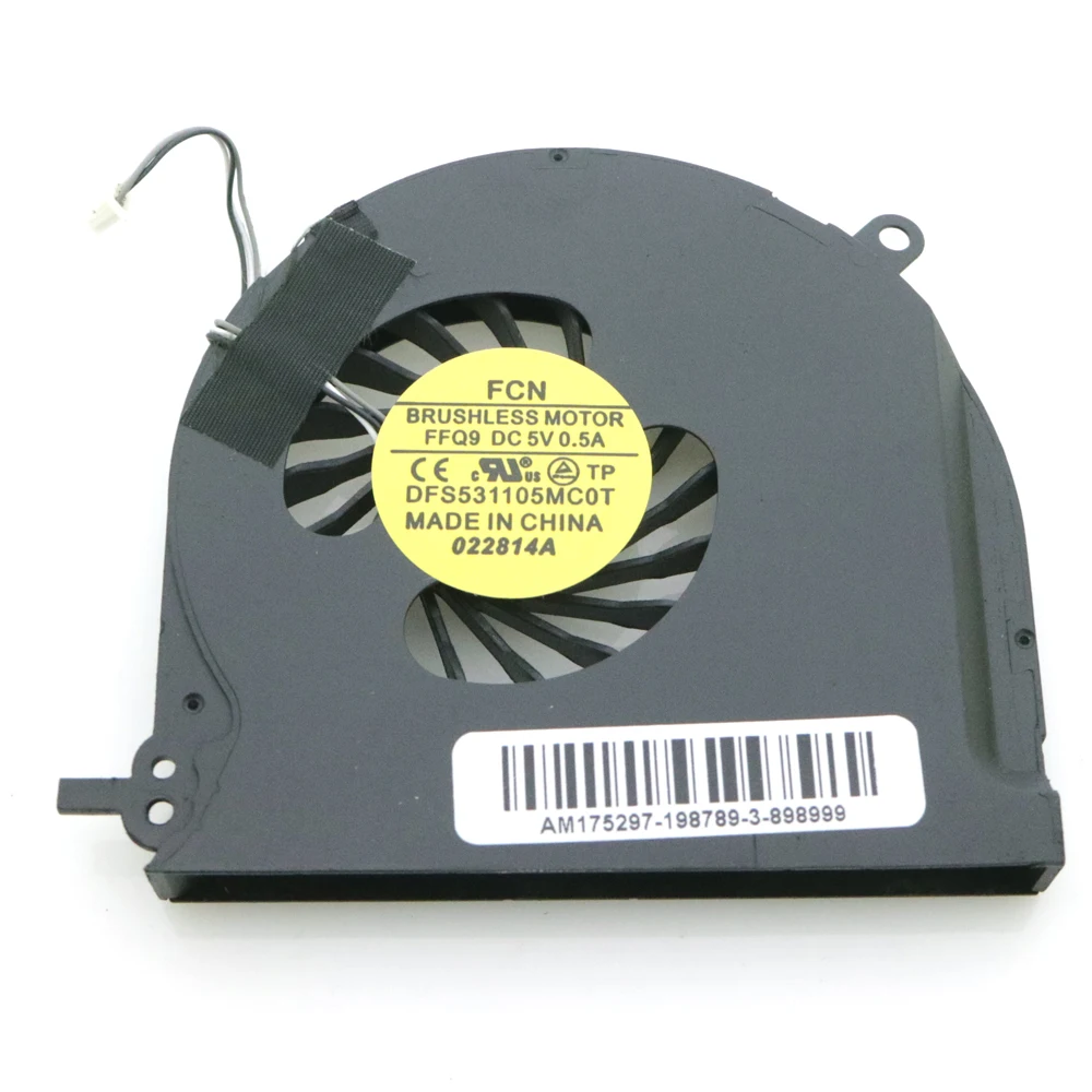 Free Shipping New DFS531105MC0T BATA0810R5H-001 DC5V 0.5A For DELL XPS 15Z L511Z Laptop CPU Cooler Cooling Fan