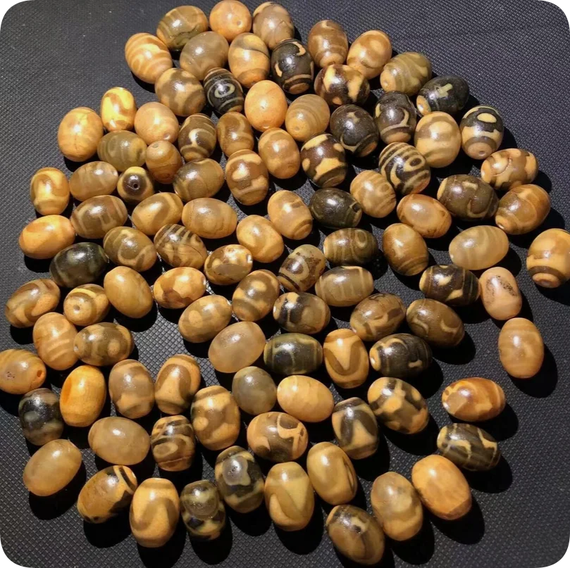 100pcs Magic Tibetan Old Agate Multiple patterns daluo Totem dZi Bead