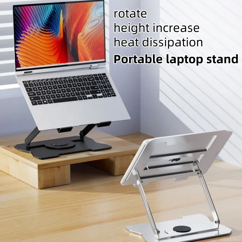 Suporte portátil para laptop com suporte multifuncional e elevado para tablet com resfriamento rápido e suporte dobrável
