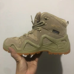 Best Selling Hiking Shoes Men Top Quality Hunting Shoes Mens Khaki Green Trekking Sneakers Man Non-Slip Outdoor Climbing Boots