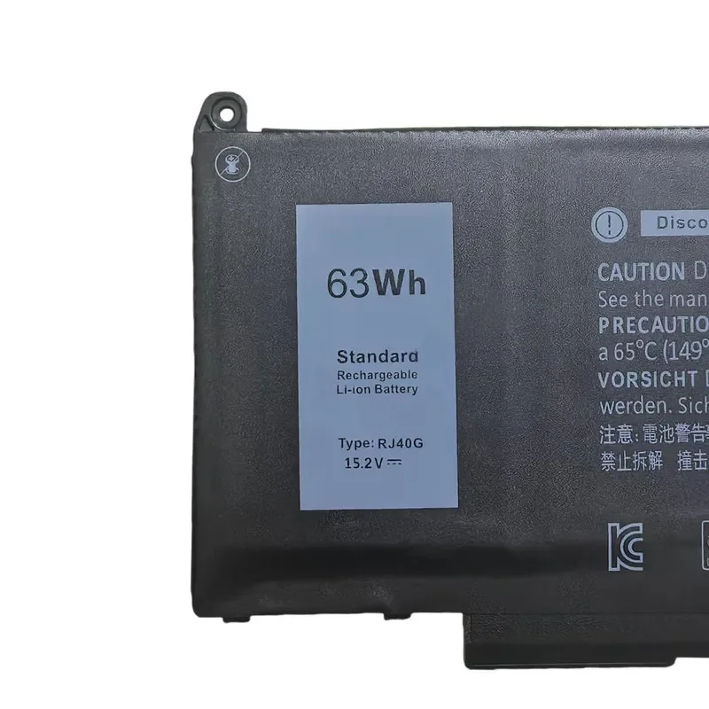 for Latitude 5420 5520 Precision 3560 P104F RJ40G Laptop Battery Replacement High Capacity Rechargeable Li-ion Power