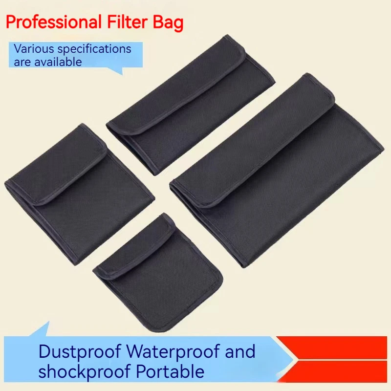 DSLR camera filter bag storage bag Square filter bag Insert filter storage bag Filter protection bag