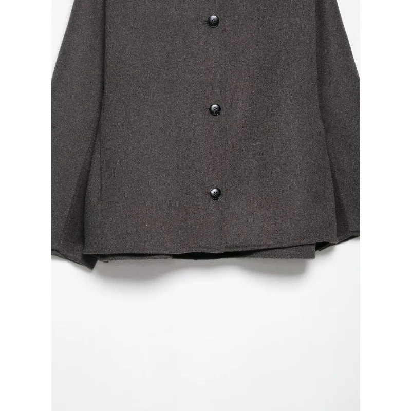 Cross-border European and American New Fashion Temperament Women's Artificial Fur Effect Neckline Jacket Street Hipster Coats