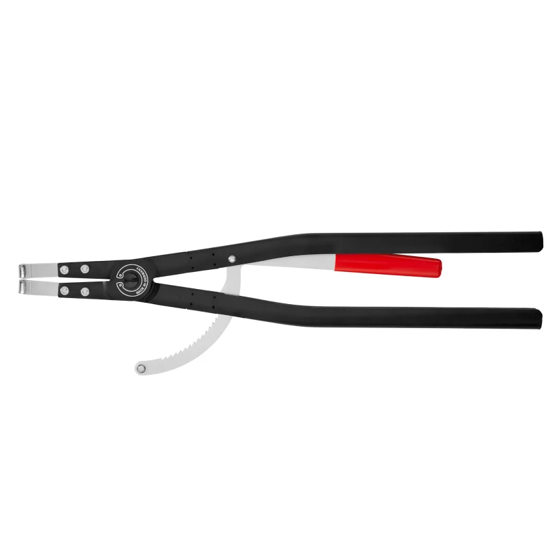 KNIPEX 44 20 J61 Circlip Pliers Black Powder Coated With Locking Device And With Replaceable Tips Made of Tempered Steel