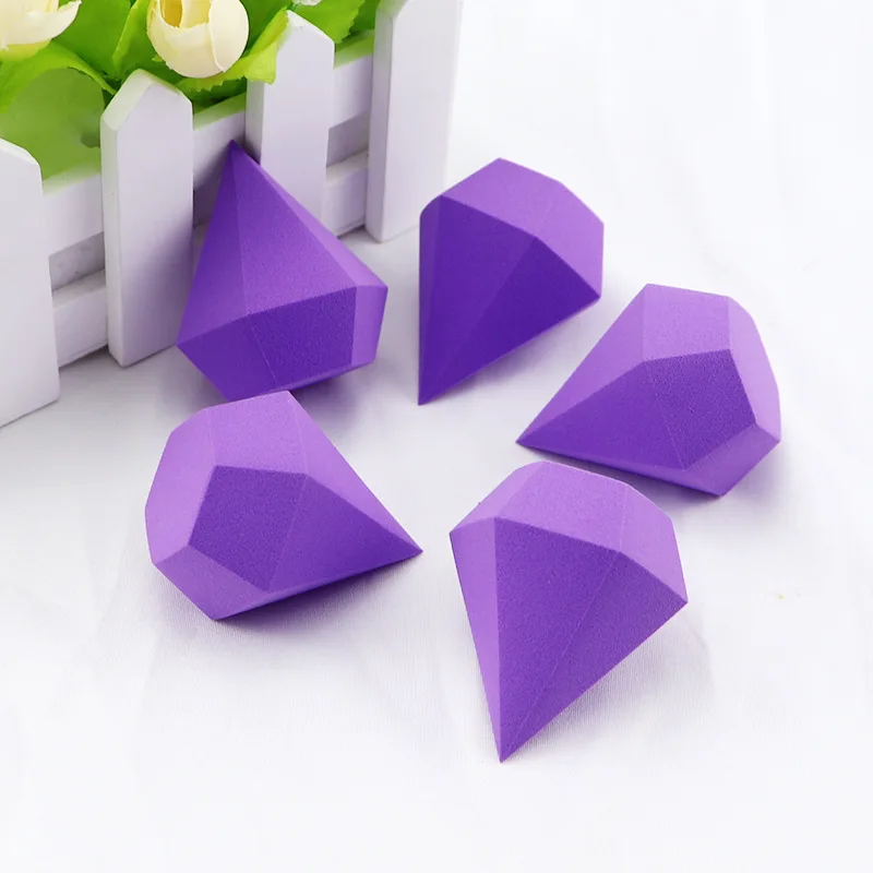 Diamond Shaped Beauty Egg Blender Face Powder Foundation Cream Cosmetic Sponges Powder Makeup Sponge Puff Women Make Up Tools