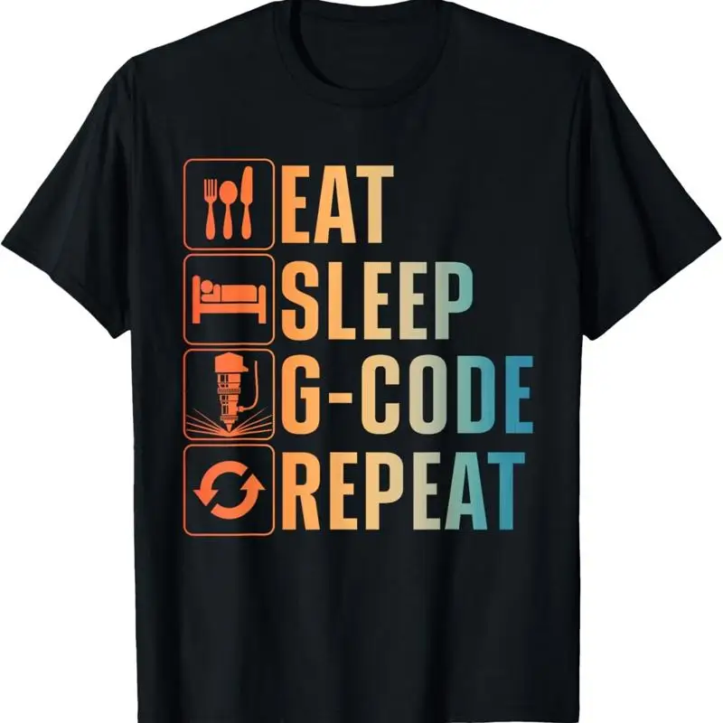Funny CNC Machinist Art For Machine G Code T Shirt
