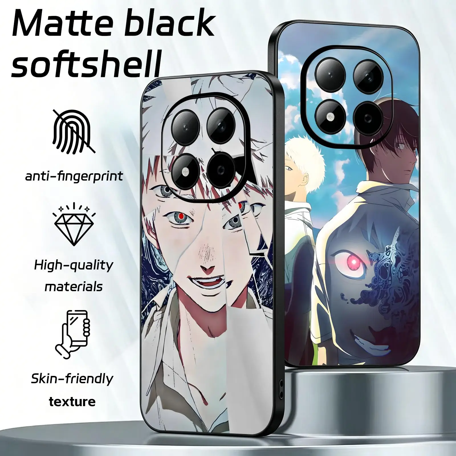 

Phone Case For Redmi Note15 14 13 12 11Pro Plus 5G 14C A3 Anti-Drop Soft Black Case The Summer Hikaru Died