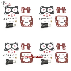 Carburetor Rebuild Kit for Johnson Evinrude Outboards 439076 V4 85 90 100 115 125 140 HP V6 Crossflow 150 155 175 185 200 235 HP