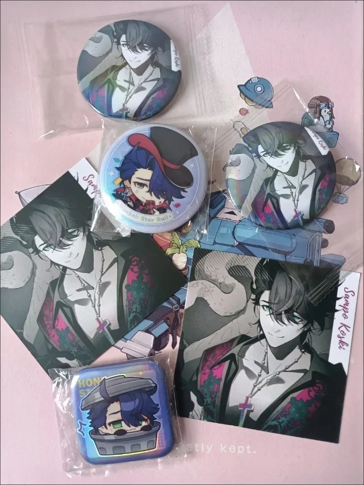 Pin de Mochila con Diseño de Personaje de Honkai: Star Rail Sampo Koski CRUSH, Colección de Insignias Temáticas, Hecho por Fans, Decoración de Moda, Regalo para Amigos