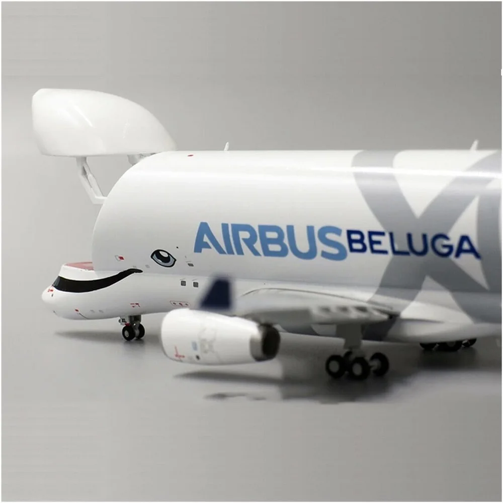 1: 150 Scale Die-Cast Beluga Aircraft Model, Airbus Aircraft Model Resin Display Airplane Model Adult Collectibles and Decorativ