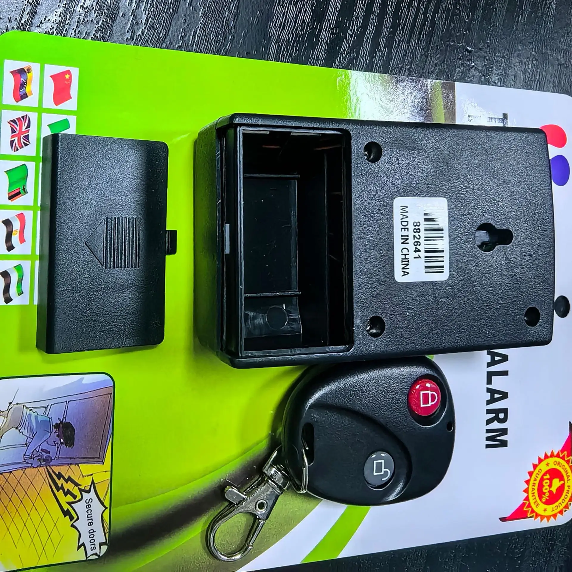 Drahtlose Fernbedienung Vibration Alarm Sensor für Fahrrad Auto Vibration Sicherheit Alarm Detektor