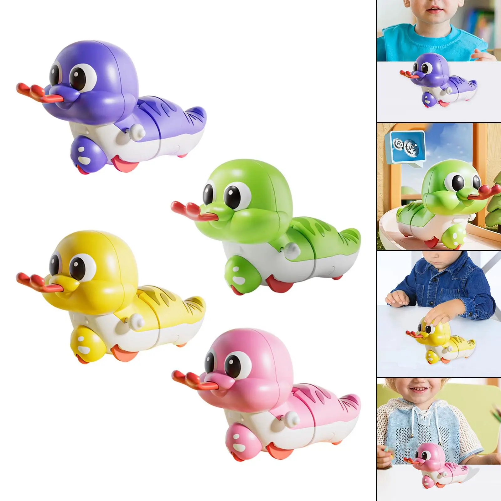 Simulated Snake Windup Toy Development Interactive Decor Funny Walking Figure for Home Travel New Year Children's Day Favors