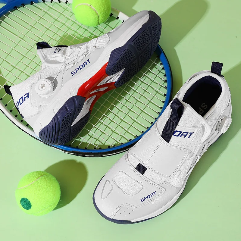 Men New Badminton Shoes Comfortable Lightweight Luxyry High Quality Women Breathable Resistant Volleyball Professional Sneakers