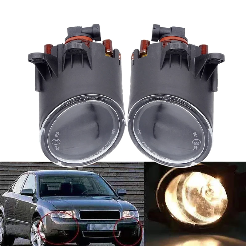 

Car Fog Light For Audi A4 B6 RS4 2001-2005 8E0941700 8E0941699 Front Bumper Halogen Fog Lamp