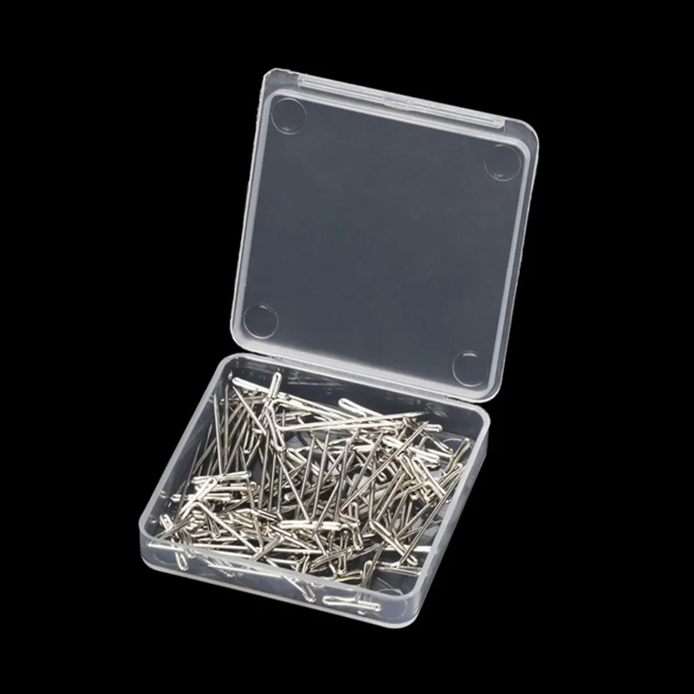 50Pcs Stainless Steel T-Pins 27Mm T-Bar Head for Styling Sewing Blocking Craft Jewelry Display Metal T-Pins