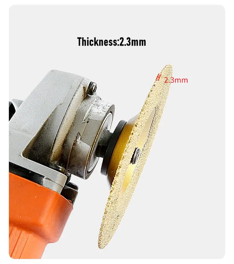 Suitable for 16mm Arbor Granite Marble Iron Steel Grinding Cutting Disc 4 Inch 100mm Diamond Saw Blade Vacuum  Grinding Wheel